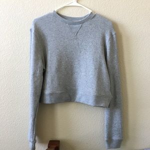 PacSun gray cropped sweater